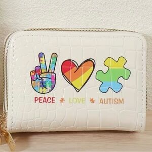 Peace Love Autism  Wallet 🧩